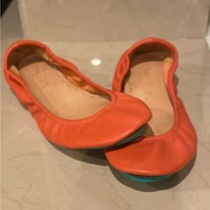 Tieks Tangerine size 8